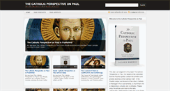 Desktop Screenshot of pauliscatholic.com